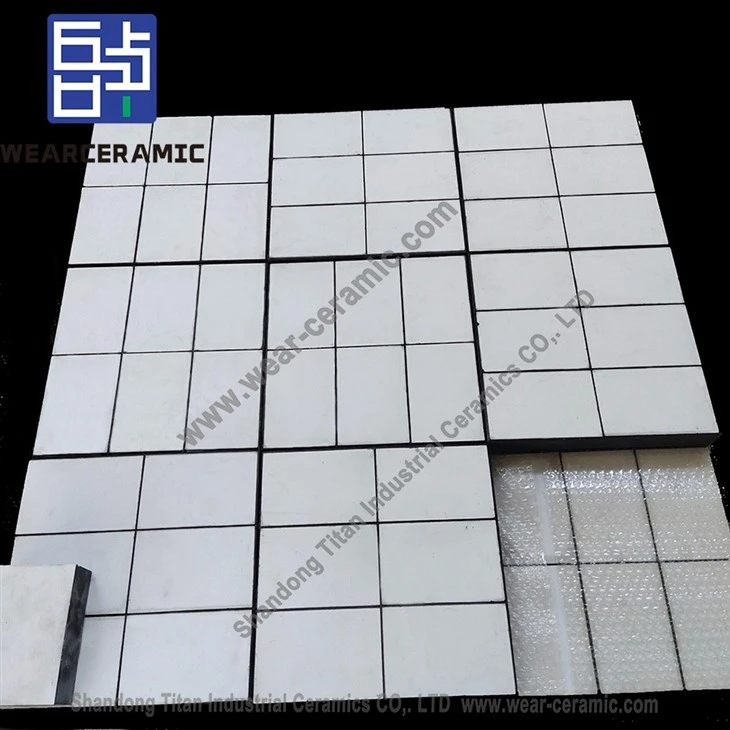 Rubber Backed ZTA Ceramic Composite Plate